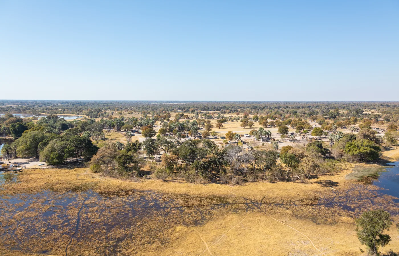 Paysage emblématique du Botswana