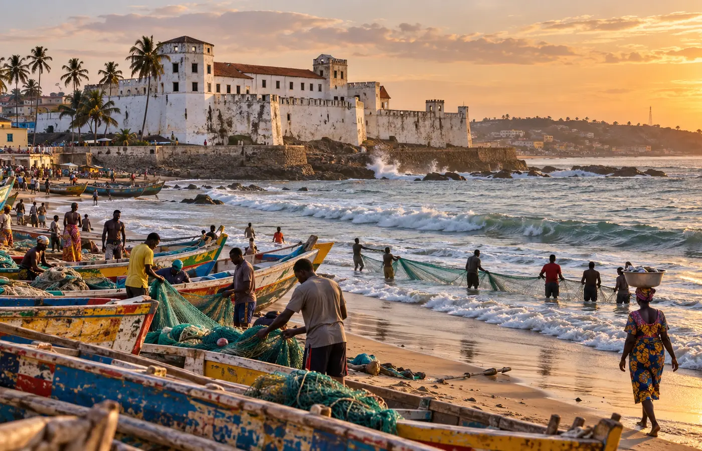 Paysage emblématique du Ghana