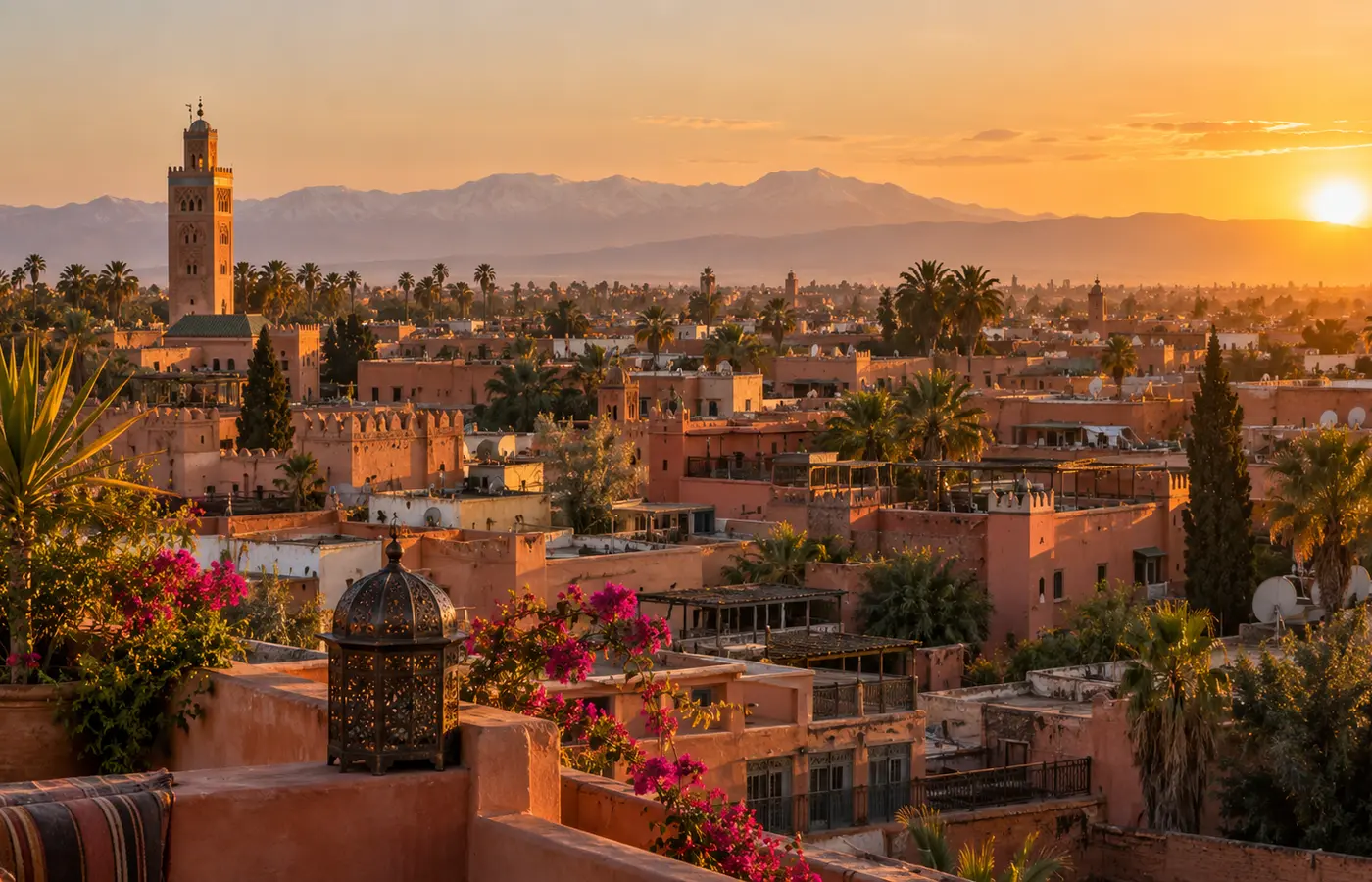 Paysage emblématique de Maroc