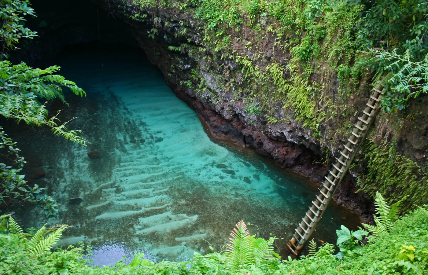 Paysage emblématique des Samoa