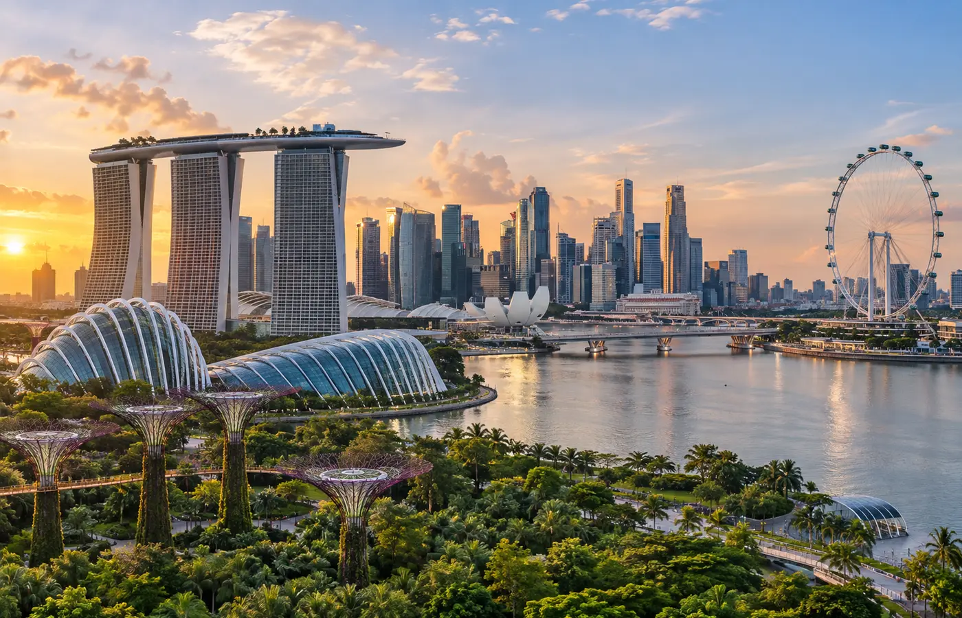 Paysage emblématique de Singapour