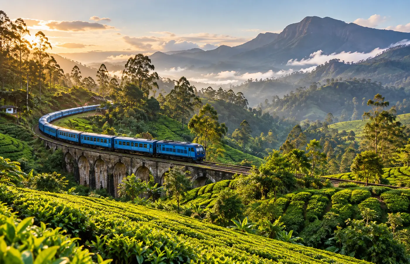 Paysage emblématique du Sri Lanka